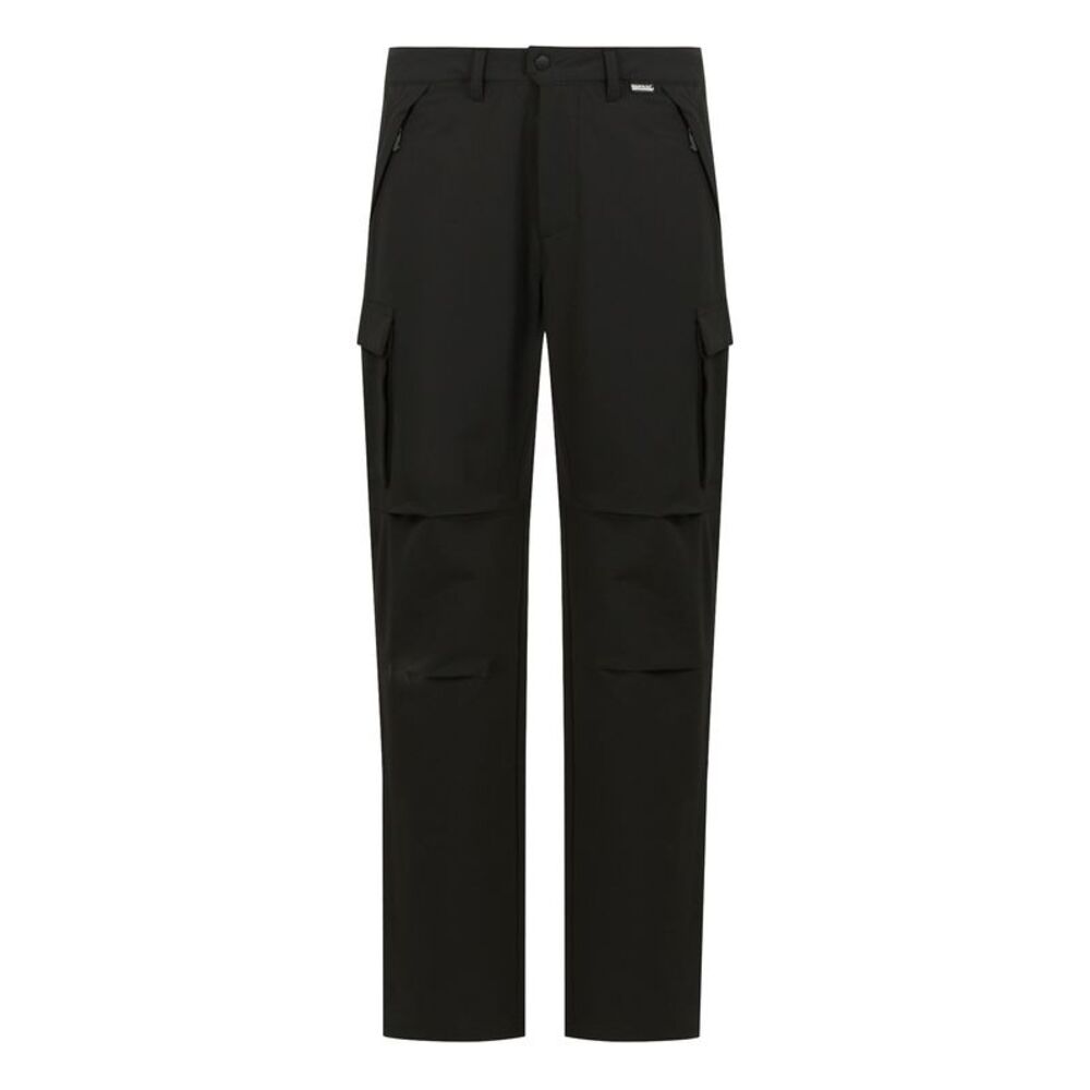 Regatta Mens Questra Cargo Pants / Black